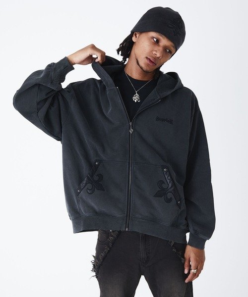 SUPPLIER（サプライヤー） パーカー フーディー｜Fleur Leather Patch