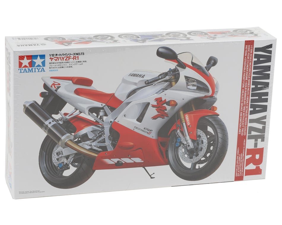 Tamiya 1/12 Yamaha YZF-R1 Motorcycle Model Kit [TAM14073] - HobbyTown