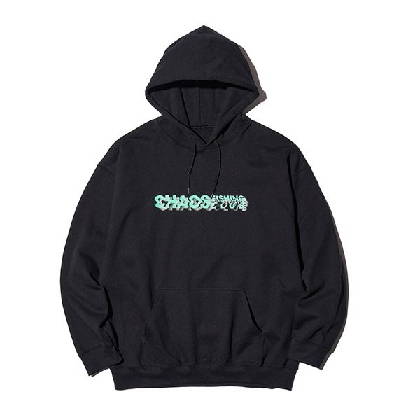 Chaos Fishing Club】ROAD OF THE SEA HOODIE black カオス