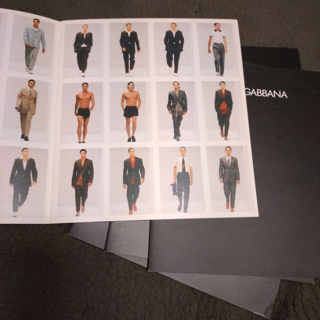 ドルチェ＆ガッバーナ メンズコレクションカタログ1995年春夏から1998