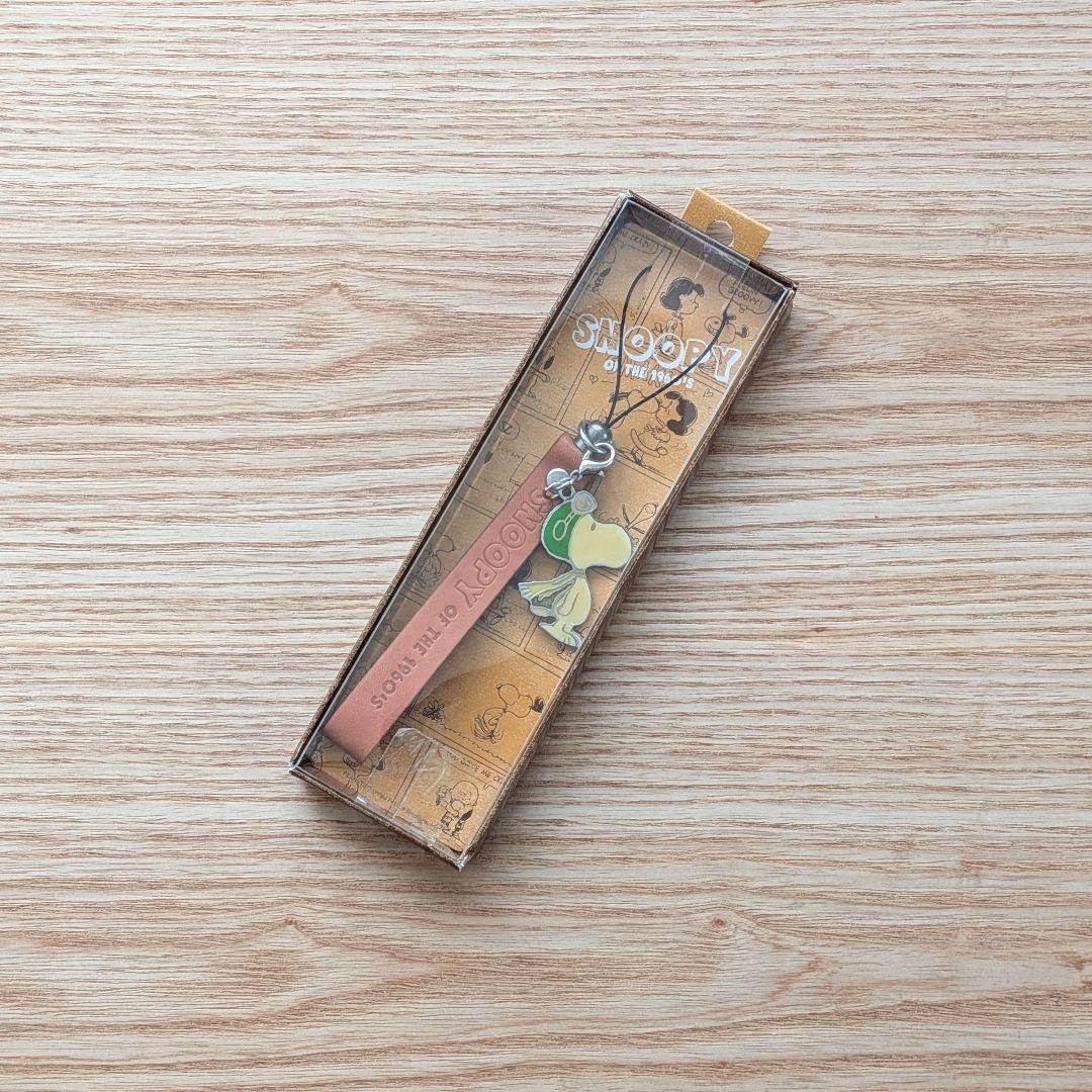 スヌーピータウンショップ10thオールドアートシリーズストラップフライングエース