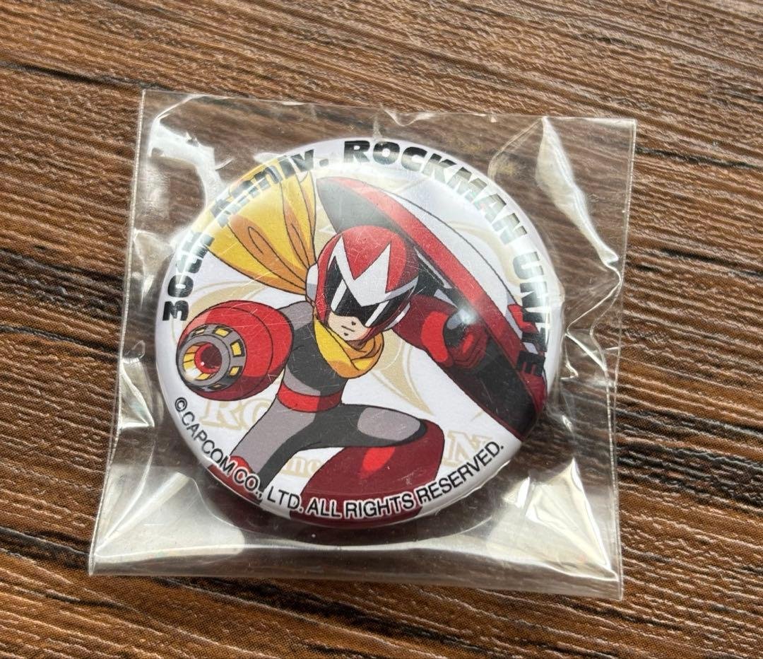 ロックマン ブルース　缶バッジ ロックマン エグゼ 缶バッジ2個セット ブルース (キャラクターグッズ