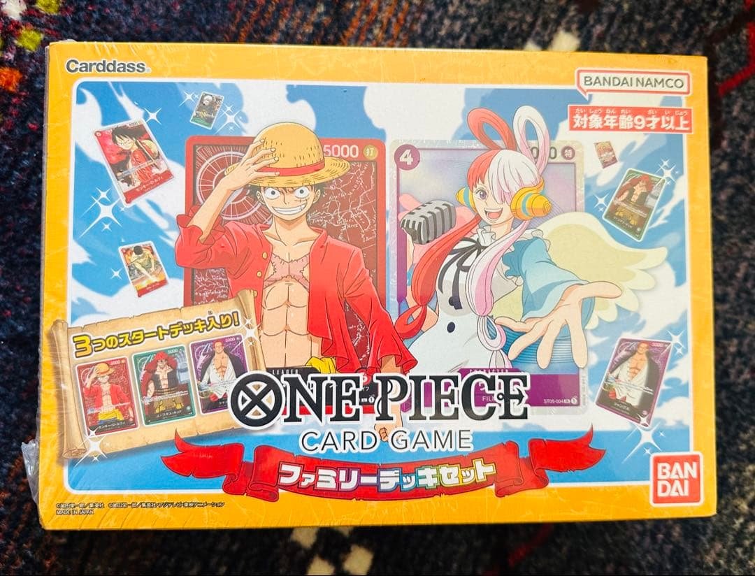 ONE PIECEカードゲーム ファミリーデッキセット 未開封 シュリンク付き 未開封 ONE PIECE CARD GAME ファミリーデッキセット