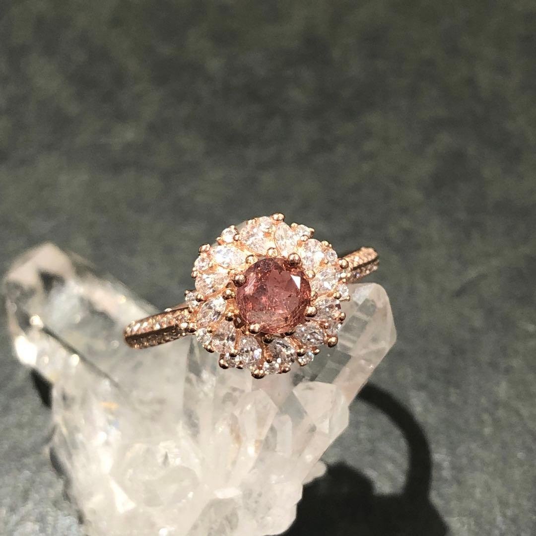 h様 ピンクトルマリン リング 8号